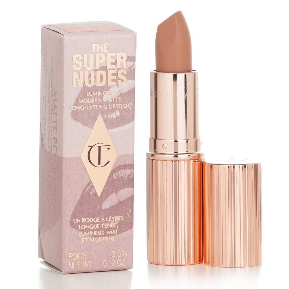 BNIB Charlotte Tilbury Super Nudes Matte Lipstick - Coverstar